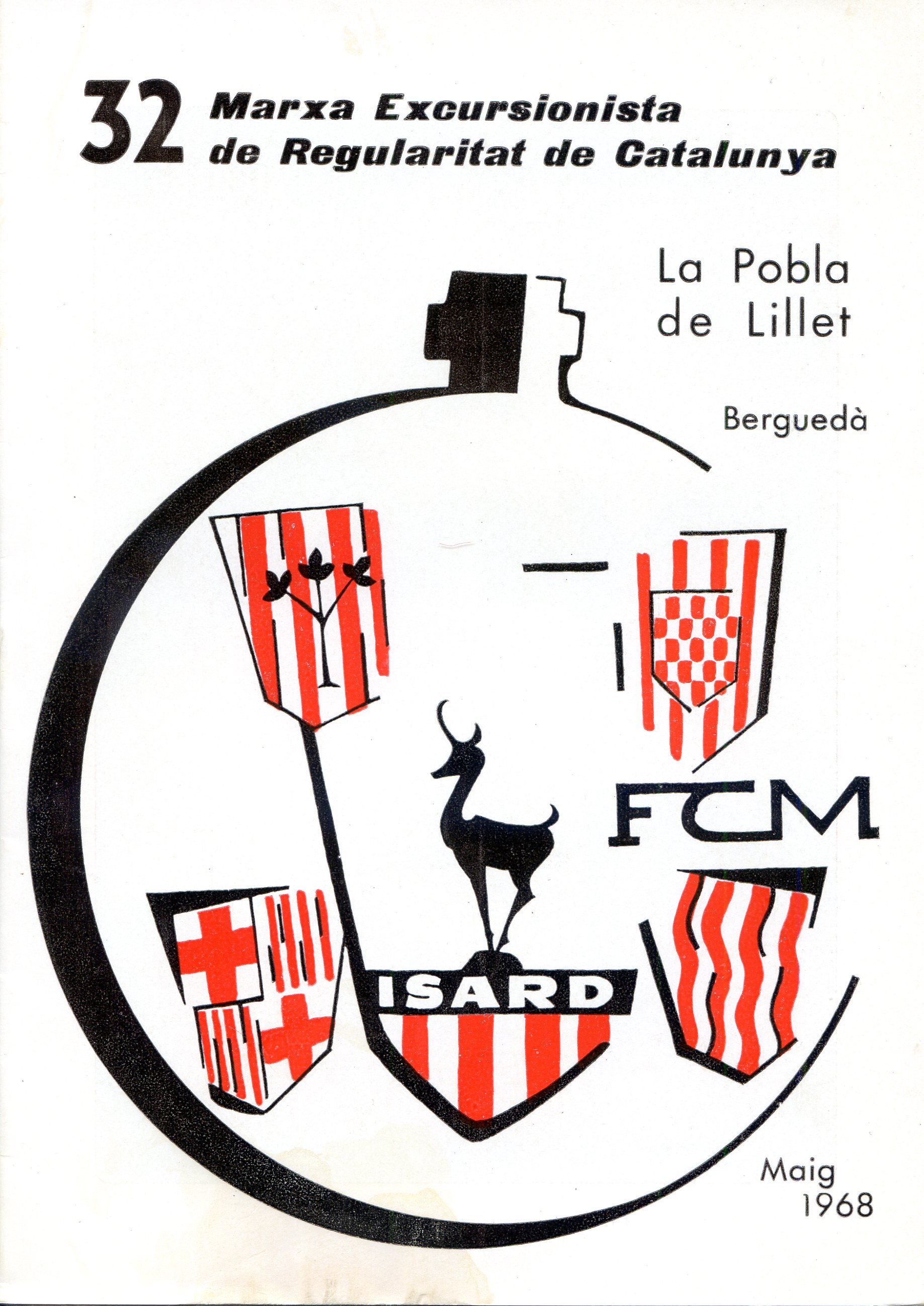 32 Marxa Excursionista de Regularitat de Catalunya : La Pobla de Lillet : Berguedà - Portada